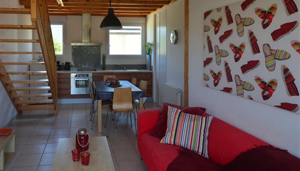 Salon moderne à Saint Lunaire, Maison Roche Blanche 2