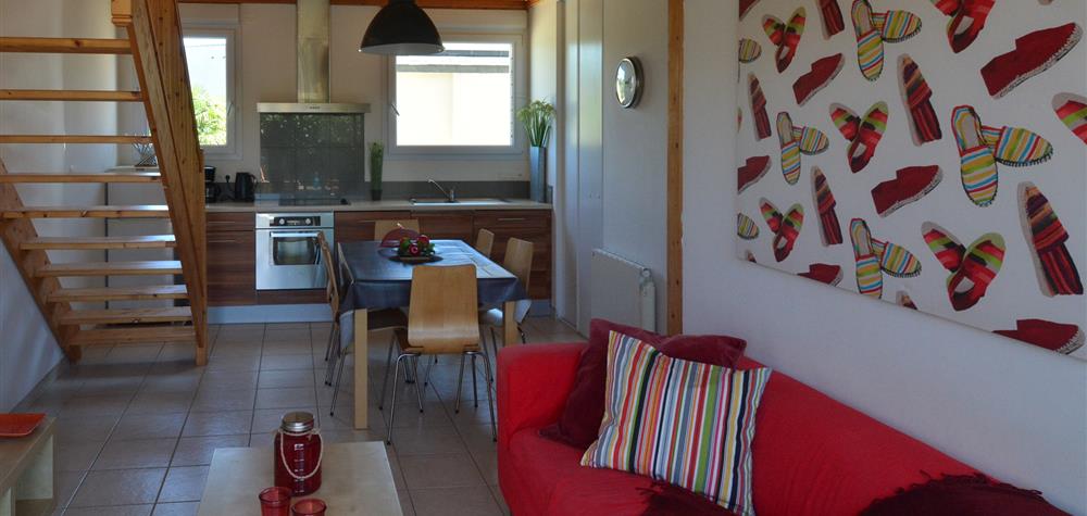Salon moderne à Saint Lunaire, Maison Roche Blanche 2